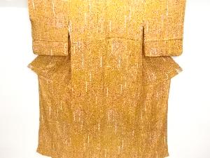 アンティーク　紋錦紗幾何学模様着物